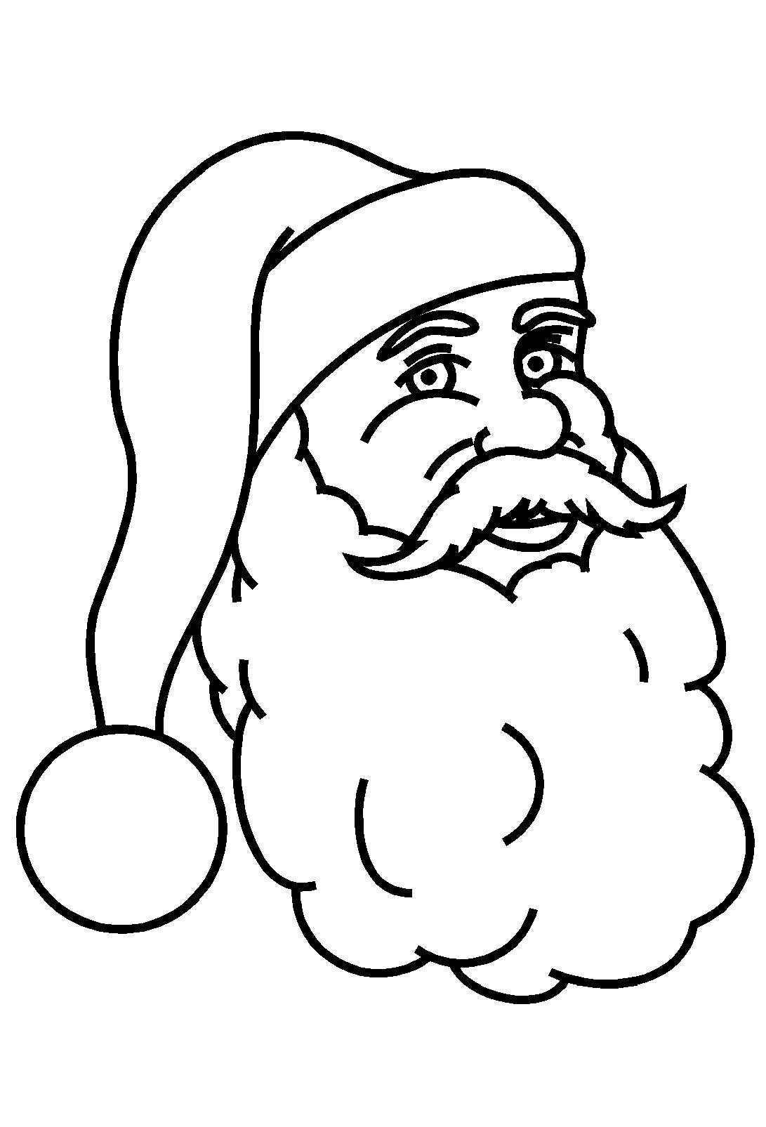 Barbe de Père Noël à imprimer  Pere noel a imprimer, Barbe père